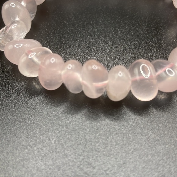 Rose quartz bracelet ( tumbled) - Picture 4 of 4